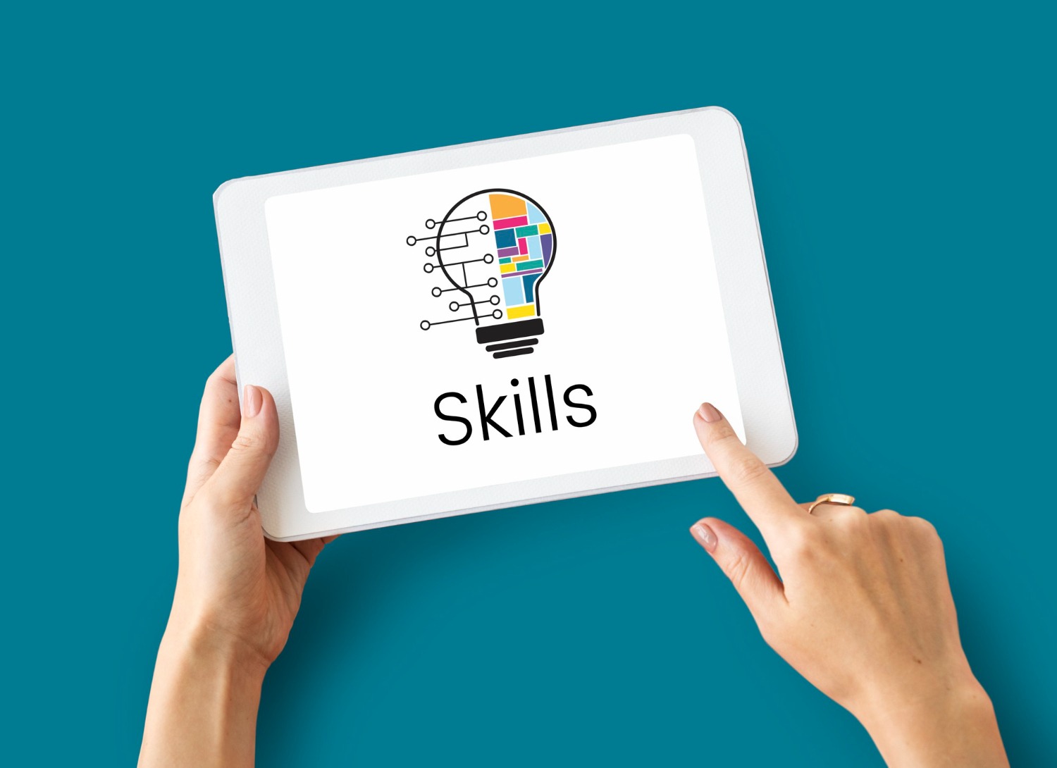 Les soft skills sur une tablette