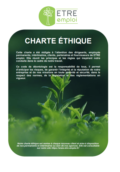 charte éthique
